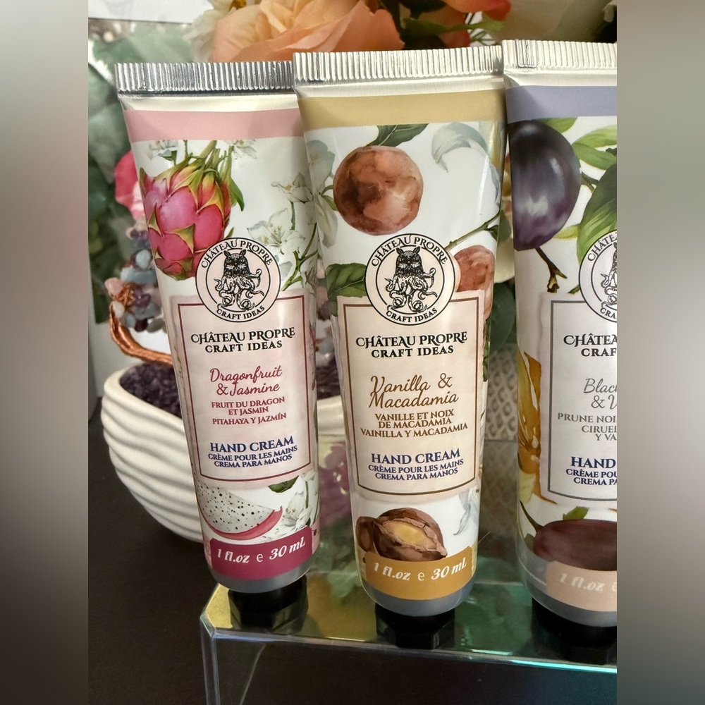 🆕🪷 CHÂTEAU PROPRE LIMITED EDITION 6-PIECE HAND CREAM COLLECTION. BRAND NEW! - Picture 5 of 15